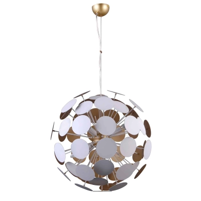 Lampa wisząca  Mailone AD20180/6B WH+GD Italux